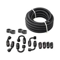 Kit De Adaptadores AN6 AN8 AN10 CPE Para Óleo E Combustível Com Braçadeiras 0 45 90 180 Graus 3M