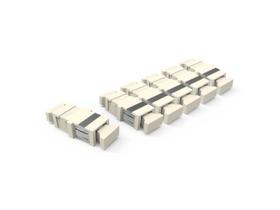 Kit de Adaptadores Opticos Sohoplus 01F MM SC-PC Simplex - Bege (KIT 06PCS) - 33090024