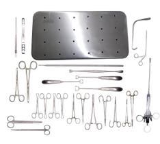 Kit De Adenoamigdalectomia Social Instrumentos 28 Peças