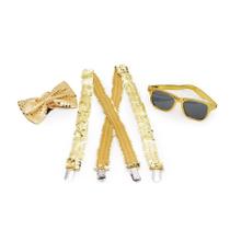 Kit de Adereços - Carnaval - Dourado - 03 PÇs - 01 UN - Cromus - Rizzo