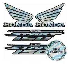 Kit De Adesivo Para Moto Honda Start 150 Holográfico Afl145