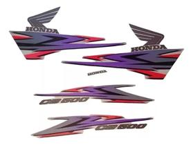 Kit de Adesivos Compatível Honda CB 500 1999 Prata Kit de Adesivos Compatível Honda CB 500 1999 Prata