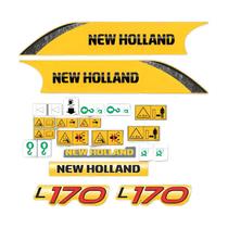 Kit de Adesivos Compatível New Holland L170 UV (23pç) Kit de Adesivos Compatível New Holland L170 UV (23pç)