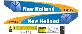Kit de Adesivos Compatível New Holland TS150 UV Kit de Adesivos Compatível New Holland TS150 UV