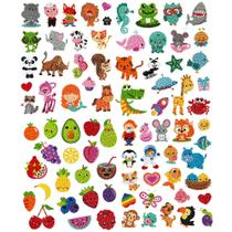 Kit de adesivos de diamante Sinceroduct 80 unidades para crianças 5D DIY Gem Art