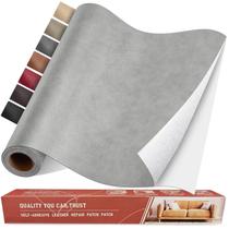 Kit de adesivos de reparo de couro Yikda Retro LightGrey 80 cm x 40 cm