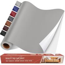 Kit de adesivos de reparo de couro Yikda Smooth Grey 80 cm x 40 cm
