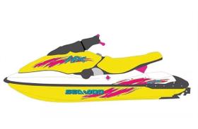 Kit de Adesivos Jet Ski Compatível Sea-Doo HX 1995