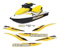 Kit de Adesivos Jet Ski Sea-Doo 2007 SD5 Compatível