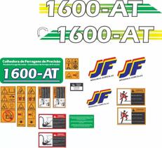 Kit de Adesivos JF 1600-AT Compatível Máquinas Agrícolas