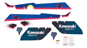 Kit de Adesivos Kawasaki SX 650 Compatível Jet Ski Kit de Adesivos Kawasaki SX 650 Compatível Jet Ski