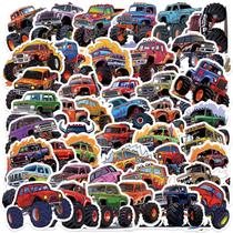 Kit de Adesivos OYALAE 50 Peças Monster Truck em Vinil Impermeável Kit de Adesivos OYALAE 50 Peças Monster Truck em Vinil Impermeável