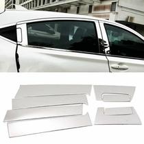 Kit De Adesivos Para Acabamento De Janela Em Pilares Prateados 8PCS Para Honda HRV 2016-2022