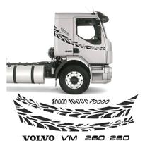Kit de Adesivos Pretos Compatível Volvo VM 260 10000 Kit de Adesivos Pretos Compatível Volvo VM 260 10000