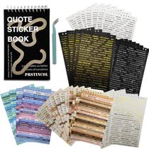 Kit de adesivos PRSTINCOL 2370 unidades para diário e scrapbooking