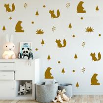 Kit de Adesivos Raposa Floresta Encantada Kit de Adesivos Raposa Floresta Encantada