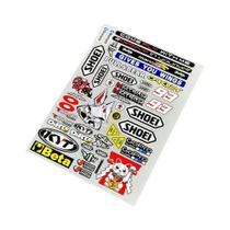 Kit De Adesivos Refletivos Impermeáveis Estilo Patrocinador De Corrida Para Capacete De Moto E Kit De Adesivos Refletivos Impermeáveis Estilo Patrocinador De Corrida Para Capacete De Moto E