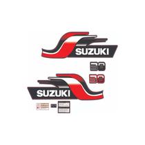 Kit de Adesivos Suzuki 30 HP compatível Motor de Popa Kit de Adesivos Suzuki 30 HP compatível Motor de Popa