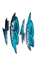 Kit de adesivos titan 2002 ks azul - lbm