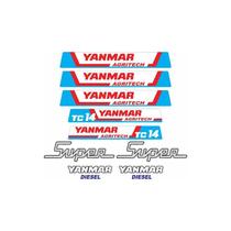 Kit de Adesivos UV Compatível Yanmar Agritech TC14 Super Kit de Adesivos UV Compatível Yanmar Agritech TC14 Super