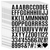 Kit de adesivos wavamawa com 1960 letras de vinil à prova d'água