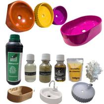Kit de Aditivos para Cimento de Alto Padrão - Tudo que Você Precisa para Produzir Cubas e Peças 3D Kit de Aditivos para Cimento de Alto Padrão - Tudo que Você Precisa para Produzir Cubas e Peças 3D