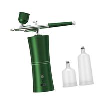 Kit De Aerógrafo Elétrico 25PSI Para Maquiagem, Arte Em Unhas, Pintura De Barbeiro E Decoração De Kit De Aerógrafo Elétrico 25PSI Para Maquiagem, Arte Em Unhas, Pintura De Barbeiro E Decoração De
