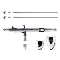 Kit de aerógrafo Gaahleri GHAD-39 de dupla ação 0,35 e 0,5 mm Kit de aerógrafo Gaahleri GHAD-39 de dupla ação 0,35 e 0,5 mm