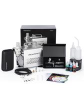 Kit de aerógrafo InoKraft com compressor de ar 1/6 HP Quiet