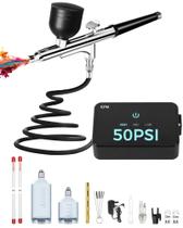 Kit de aerógrafo KFM com compressor de ar 50 PSI de alta pressão