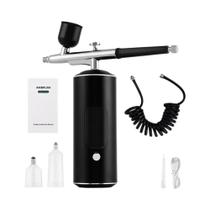 Kit De Aerógrafo Mini Portátil Com Compressor De Ar Para Pintura De Unhas, Tatuagem, Artesanato, Kit De Aerógrafo Mini Portátil Com Compressor De Ar Para Pintura De Unhas, Tatuagem, Artesanato,