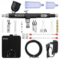 Kit De Aerógrafo Neoeco 30PSI Com Compressor Portátil De Dupla Ação Para Pintura De Bolos E Modelos