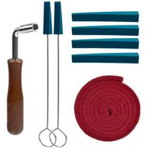 Kit de afinação de piano CUGLB Professional com chave, martelo e muito mais
