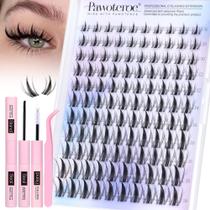 Kit de agrupamentos de cílios Pawotence Manga Lash, extensão de 8-18 mm