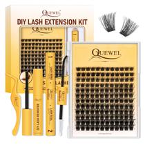 Kit de agrupamentos de cílios QUEWEL Lash Clusters Bond Waterproof Kit de agrupamentos de cílios QUEWEL Lash Clusters Bond Waterproof