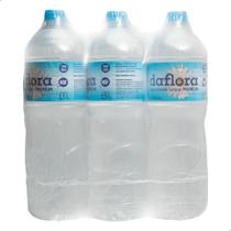 Kit de Água Mineral Daflora Sem Gás Garrafa pet 1,5 litros Pack com 6 unidades