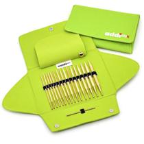 Kit de Agulhas Circulares Addi Bambu - Click System