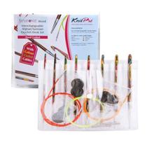 Kit de Agulhas Circulares Tunisiano Knitpro Symfonie 25Pçs