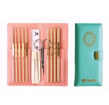 Kit de Agulhas De Crochê Tulip Classic 2 TCK-002E Com Estojo