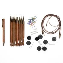 Kit de Agulhas Intercambiáveis para Crochê Tunisiano Ginger - Knitpro