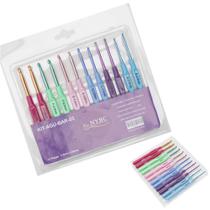 Kit de Agulhas para Crochê com 12 Agulhas Sortidas - NYBC