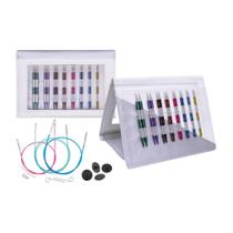 Kit De Agulhas Para Tricô Knitpro Smartstix Circulares 25Pçs Kit De Agulhas Para Tricô Knitpro Smartstix Circulares 25Pçs