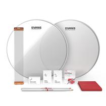 Kit de ajuste de tarola Evans UV1 de 14 polegadas com acessórios
