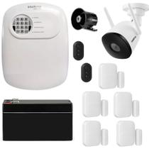 Kit De Alarme 5 Sensores Com Câmera Wi-fi Im5 S Externa - INTELBRAS