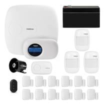 Kit De Alarme Central Monitorada Amt 1016 Net 15 Sensores Sf