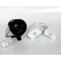 Kit de Alarme com 2 Sensores de Presença MA e Sirene Interruptor Bivolt