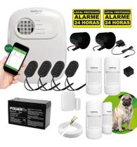 Kit De Alarme Completo Anm 24 Net Intelbras 5 Sensores