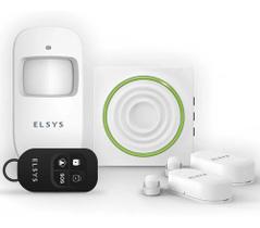 Kit De Alarme Elsys - Com Wi-fi, Sensores Sem Fio E Controle