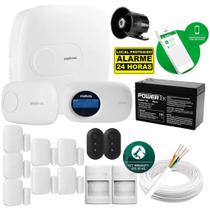 Kit de Alarme GSM e Internet Intelbras AMT 2018 EG Central com 9 Sensores Sem Fio e 2 Controles