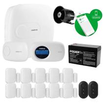 Kit de Alarme Intelbras AMT 2018 E Central 10 Sensores Sem Fio e 2 Controles Kit de Alarme Intelbras AMT 2018 E Central 10 Sensores Sem Fio e 2 Controles
